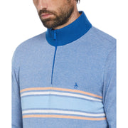 1/4 Zip Cotton Sweater (Classic Blue) 