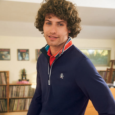 1/4 Zip Earl Pullover-Original Penguin