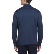 1/4 Zip Golf Pullover (Black Iris Bijou Hthr) 