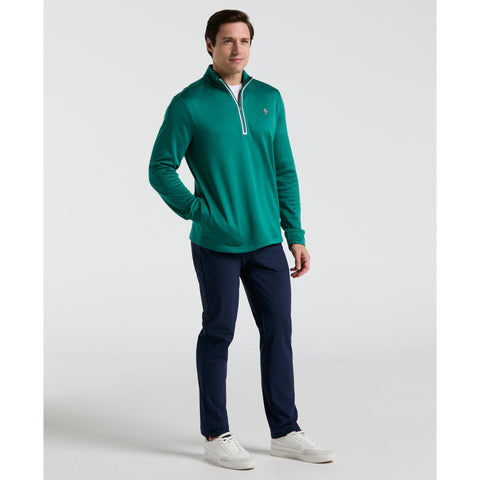 1/4 Zip Golf Pullover (Galapagos Green) 