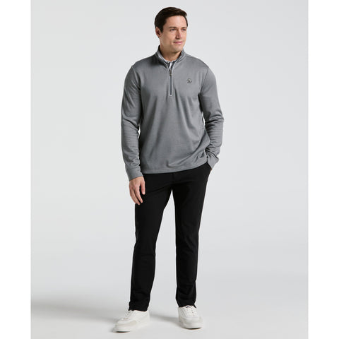 1/4 Zip Golf Pullover (Quiet Gray Heather) 