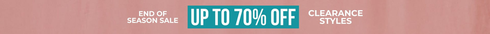 End Of Season Sale - Shop Now