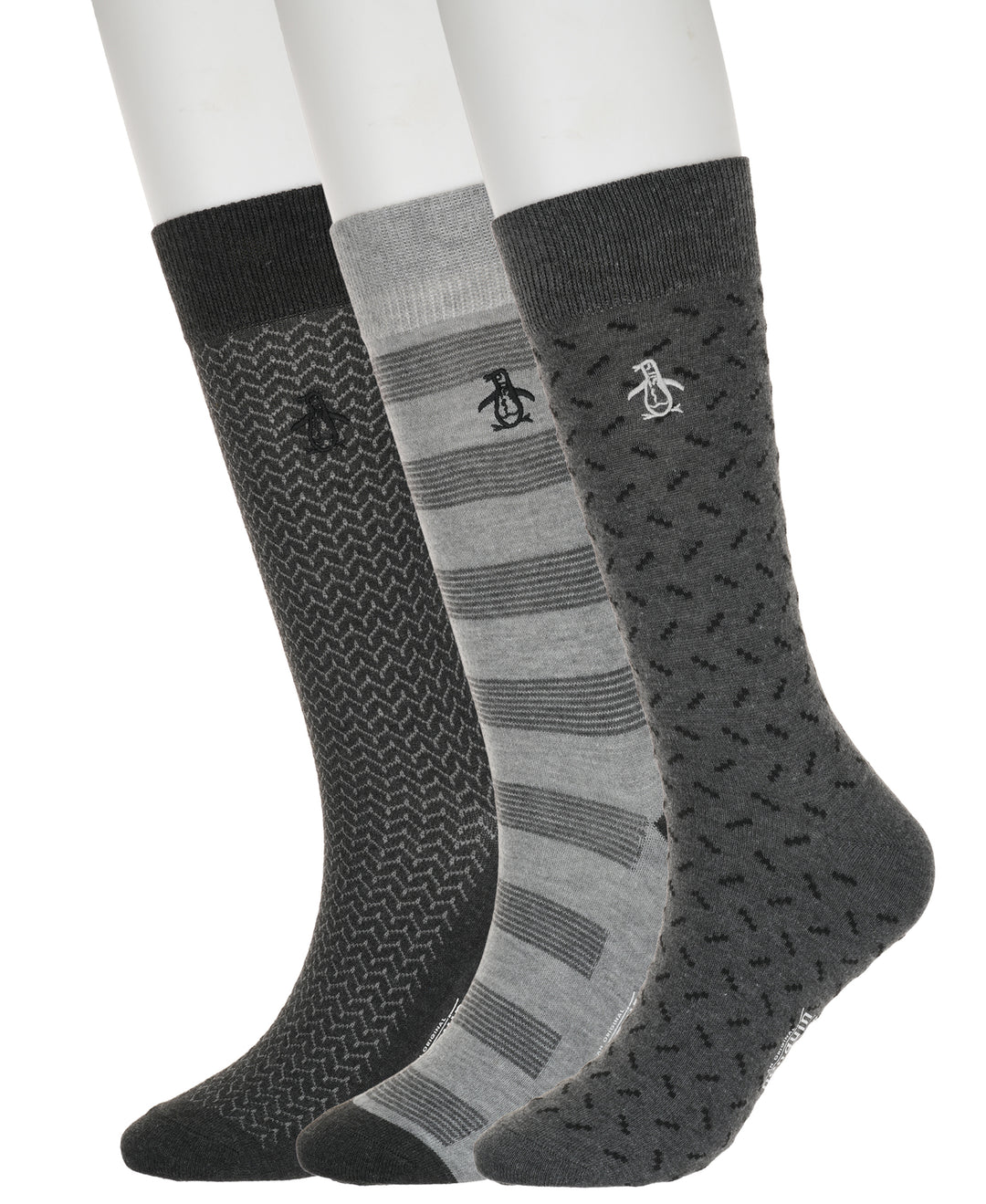 3 Pack Bristol Bayside Ziggy Sock (Grey) 