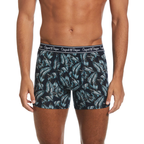 3 Pack Fashion Boxer Brief  (Navy Palms/Salsa/Ltgr) 