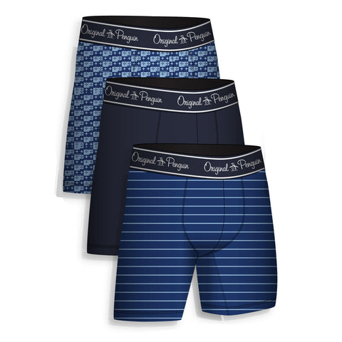 3 Pack Countour Fashion Boxer Brief-Underwear-Original Penguin
