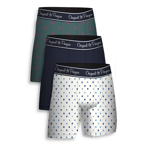 3 Pack Countour Fashion Boxer Brief-Underwear-Original Penguin
