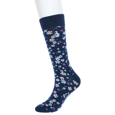 3 Pack Doherty Floral Dress Sock (Navy) 