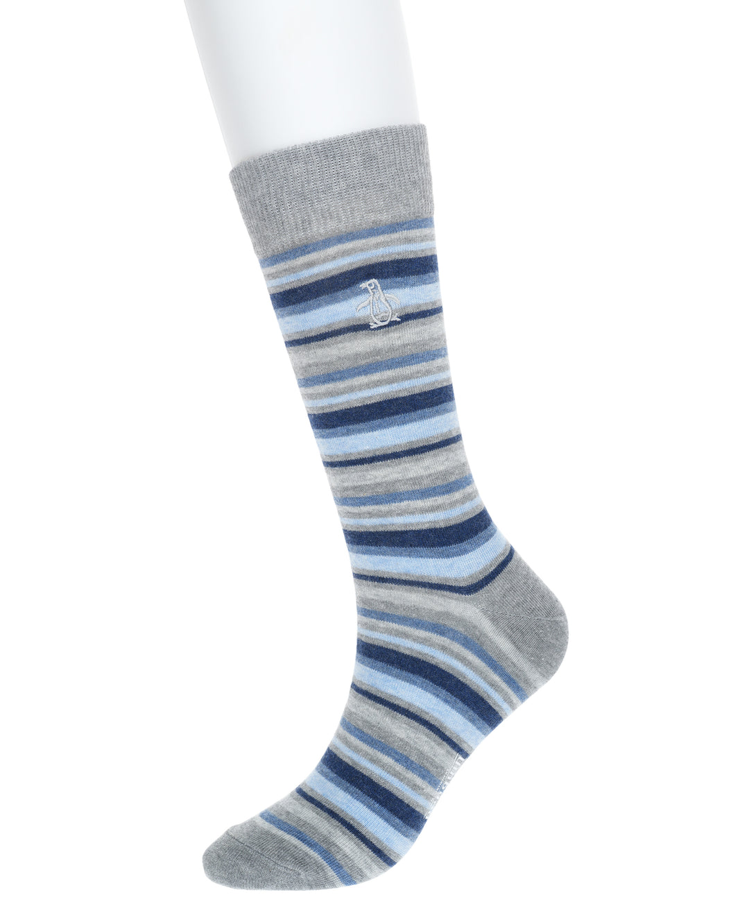 3 Pack Wrigley Stripe Dress Socks (Grey) 