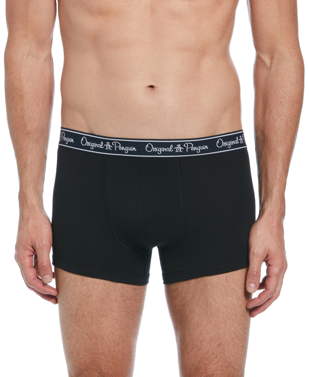 3 Pack Solid Boxer Briefs (Black) 