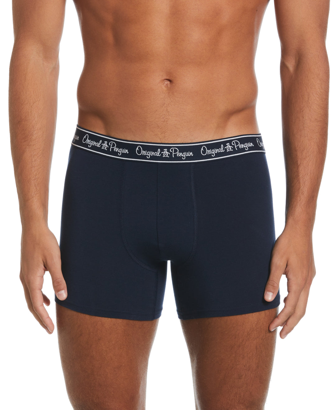 3 Pack Solid Boxer Brief  (Navy/Skydiv/Antq Grn) 