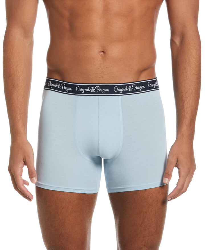 3 Pack Solid Boxer Brief  (Navy/Cerulean/Butter) 