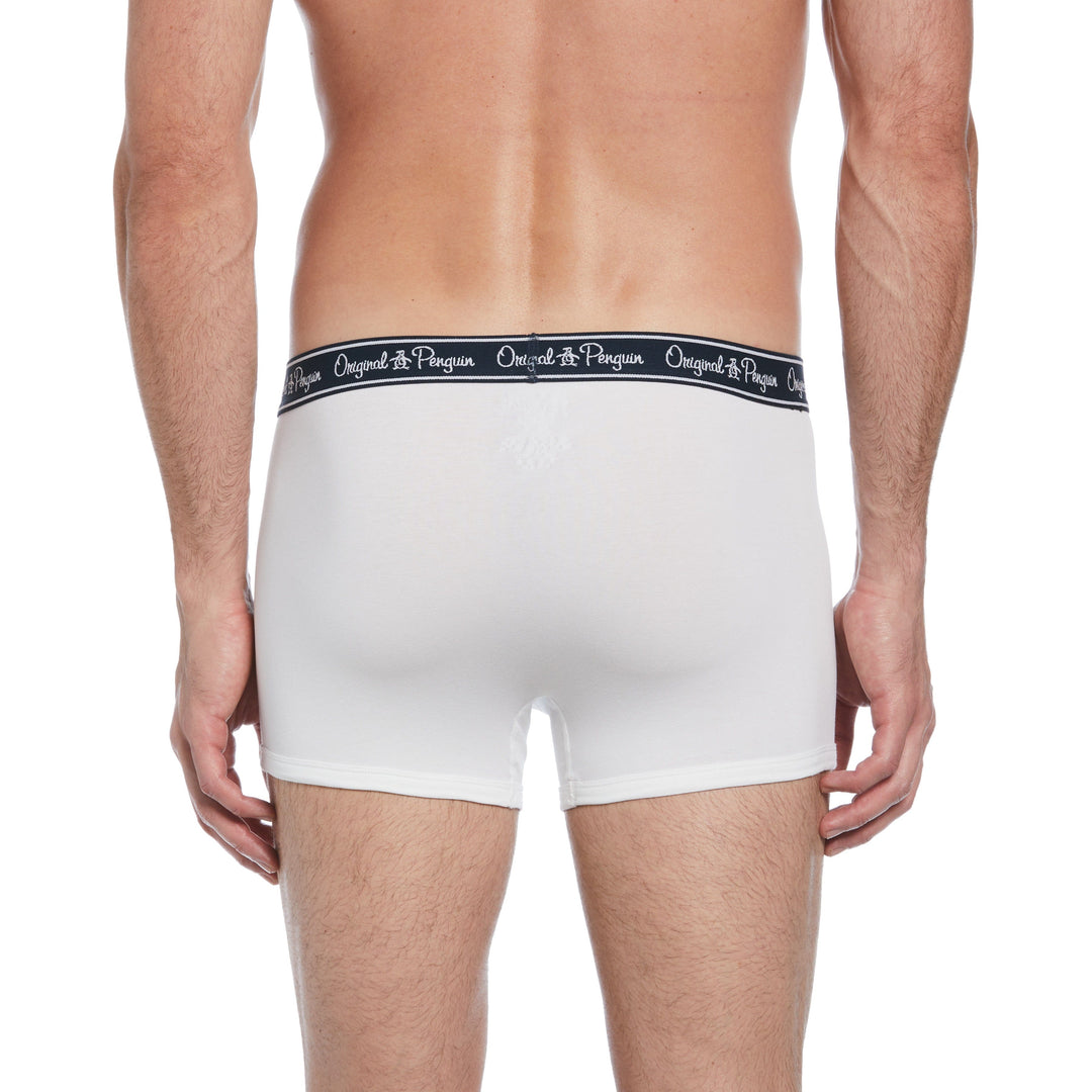 3 Pack Solid Trunk  (White) 