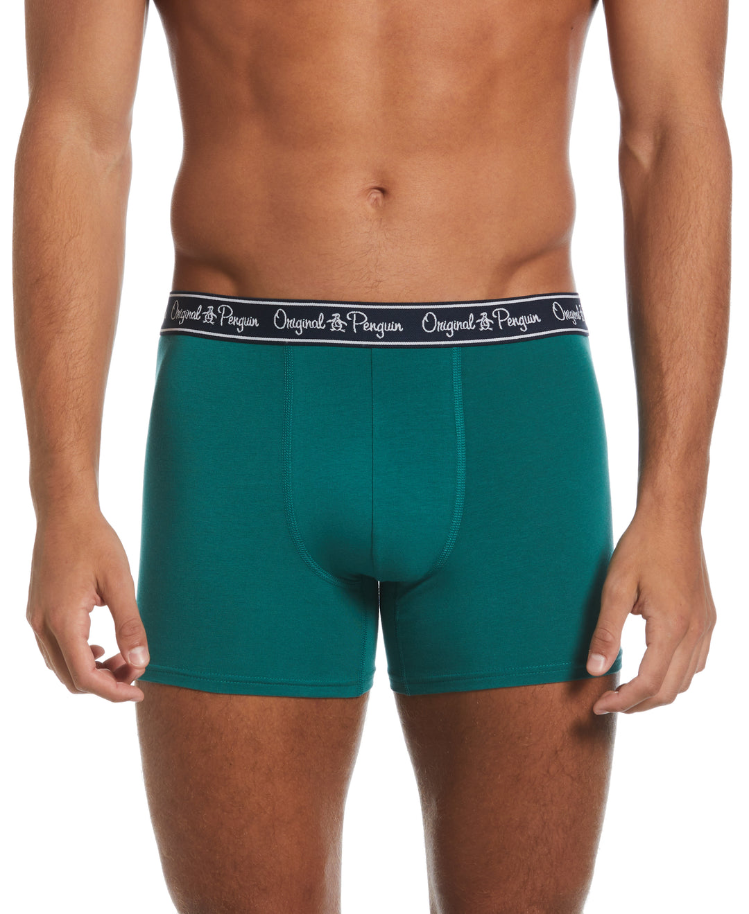 3 Pack Solid Boxer Brief  (Navy/Skydiv/Antq Grn) 