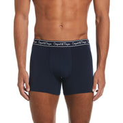 3 Pack Solid Boxer Brief  (Navy) 