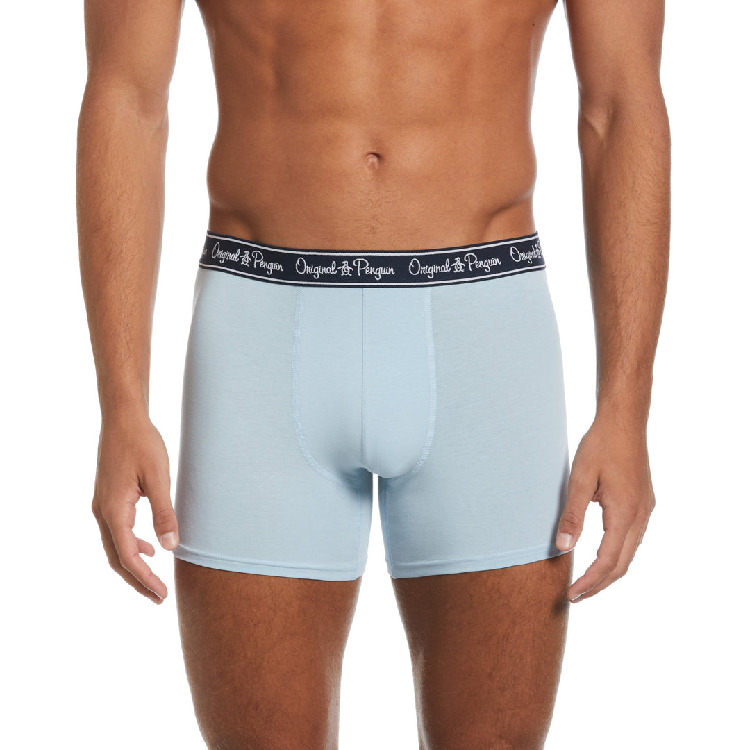 3 Pack Solid Boxer Brief  (Navy/Cerulean/Butter) 