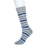 3 Pack Wrigley Stripe Dress Socks (Grey) 