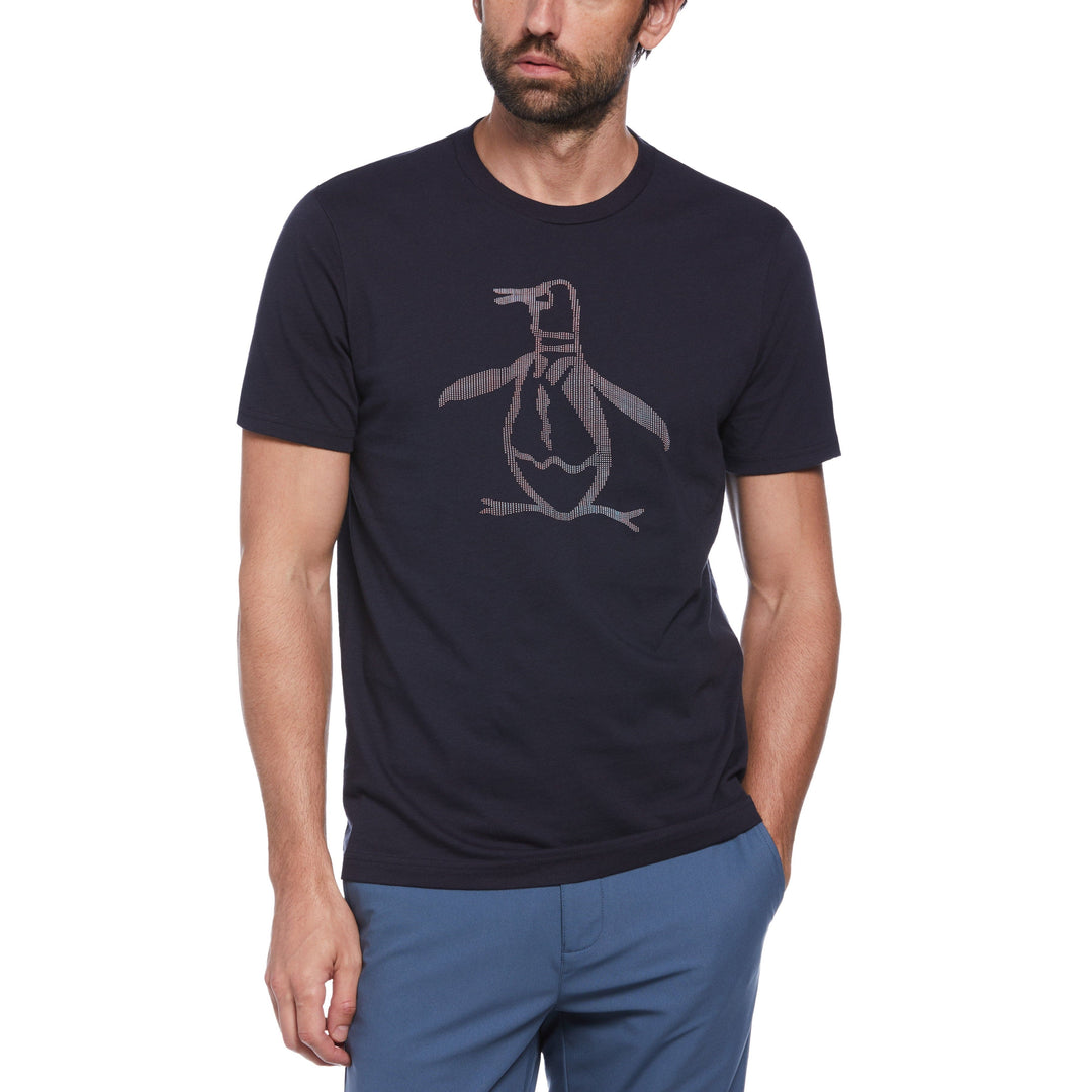 3D Dot Pete Tee (Dark Sapphire) 