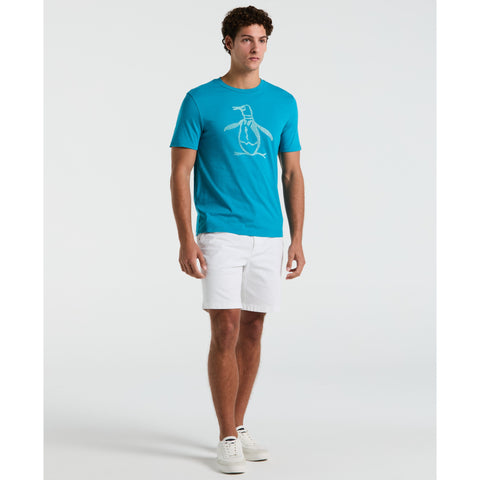 3D Dot Penguin Jersey Graphic Tee-Tees-Original Penguin