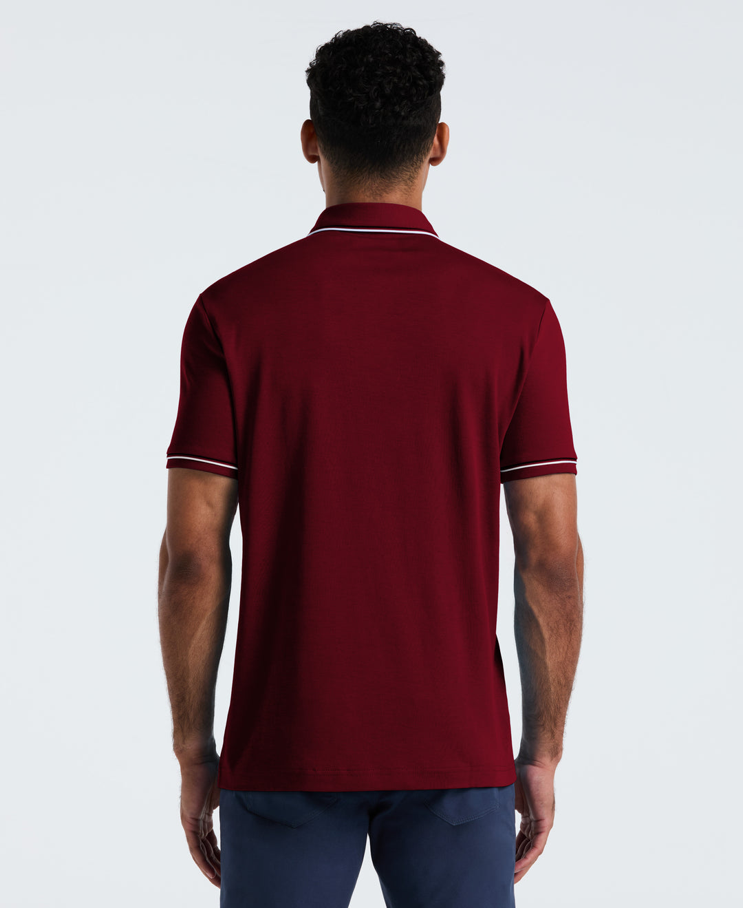 3D Earl Short Sleeve Polo Shirt (Cabernet) 