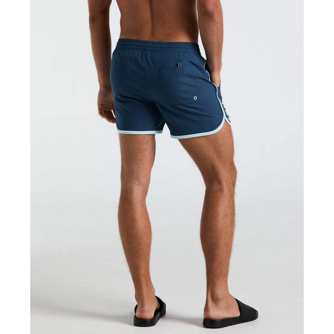 4" Earl Tipped Swim Short (Blue Wing Teal) 