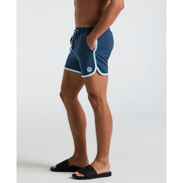 4" Earl Tipped Swim Short (Blue Wing Teal) 