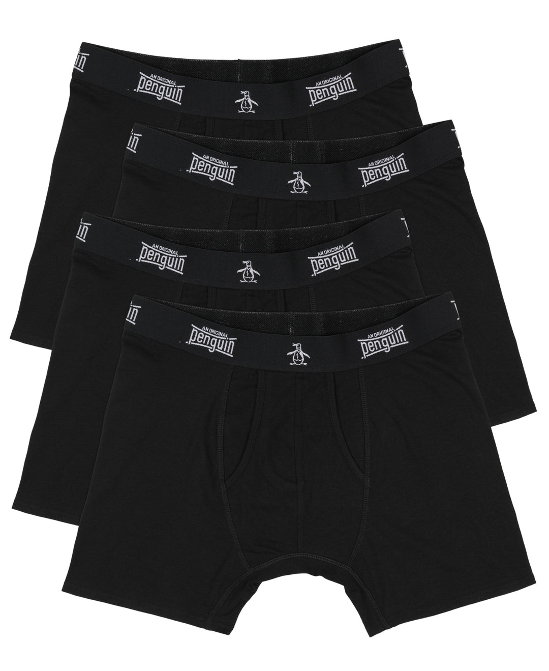 4 Pack Black Boxer (Black) 