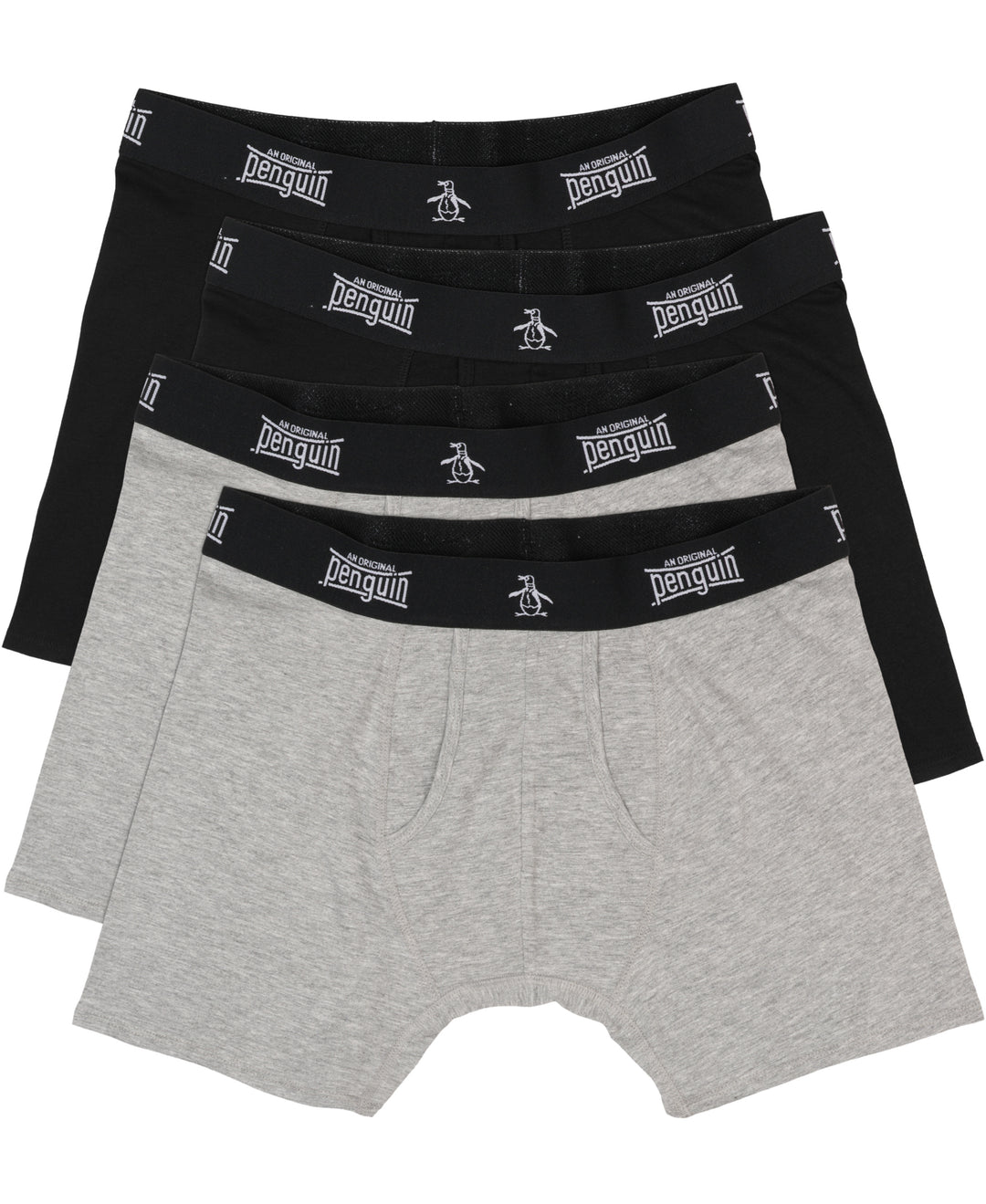 4 Pack Black/Grey Boxer (Blk/Gry) 