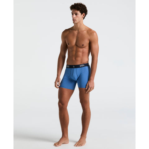 4 Pack Blue/Navy Contour Boxer Brief (Blue/Nvy) 