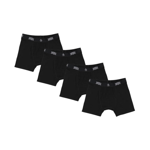 4 Pack Black Boxer (Black) 