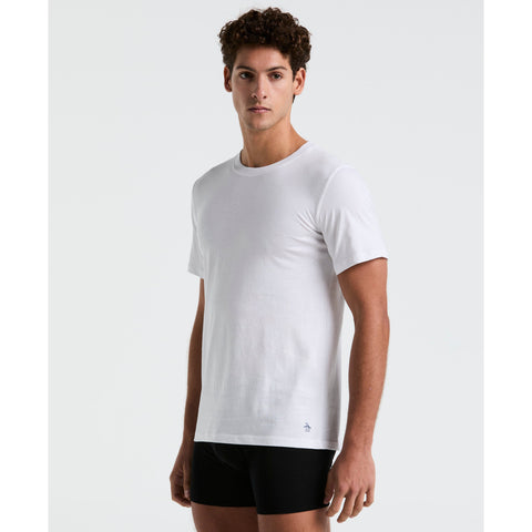 4 Pack Multi Crew Solid Tees (Multi) 