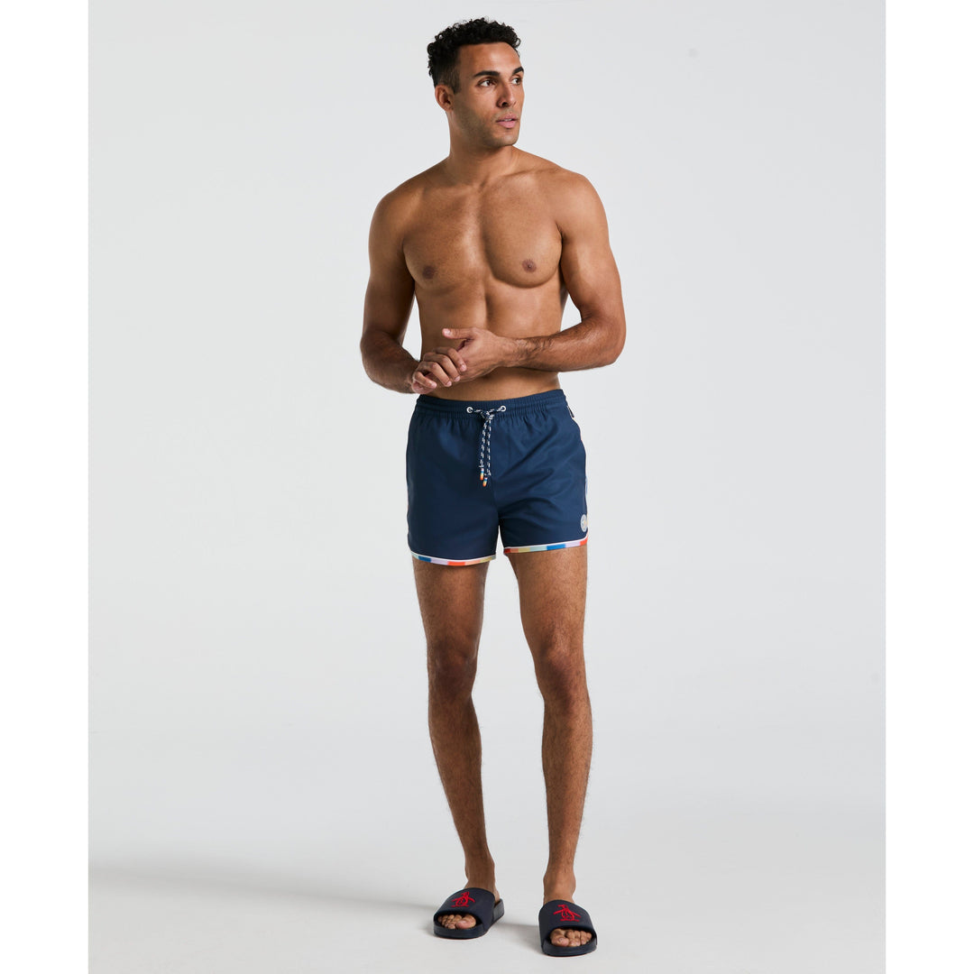 4" Pride Dolphin Rainbow Swim Short (Sargasso Sea) 