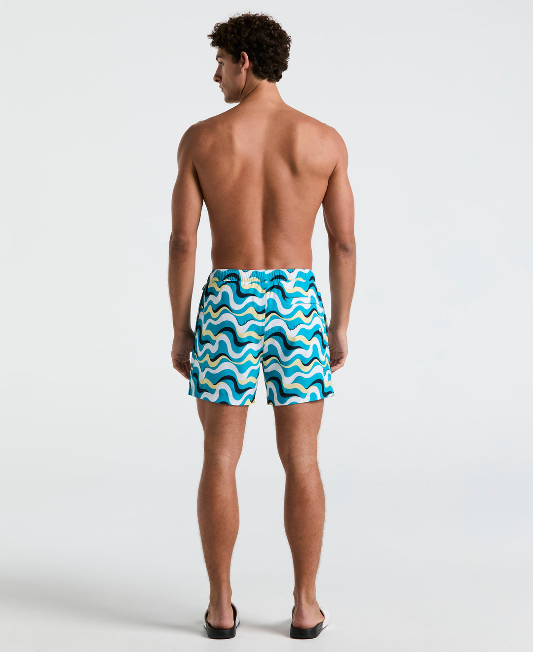 5" Multiwave Swim Short (Tahitian Teal) 
