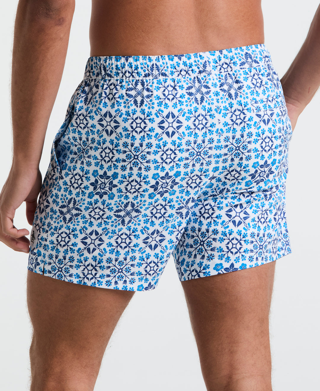 5" All-Over Talavera Swim Short (Bright White) 