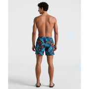 5" Box Palm Leaf Swim Short (Sargasso Sea) 