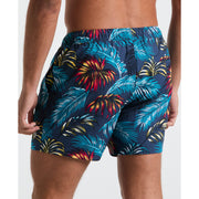 5" Box Palm Leaf Swim Short (Sargasso Sea) 