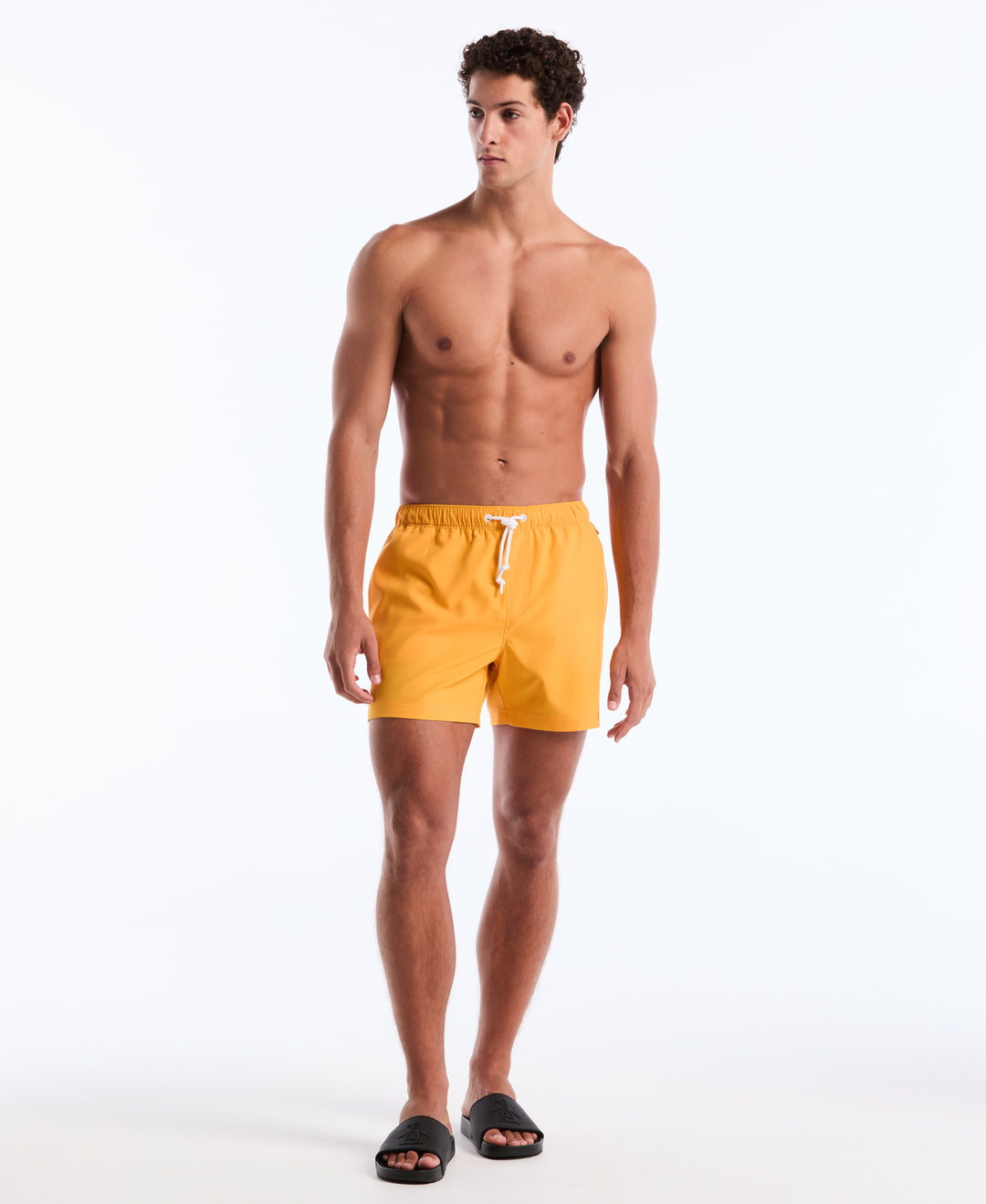 5" Solid Swim Trunks (Cadmium Yellow) 