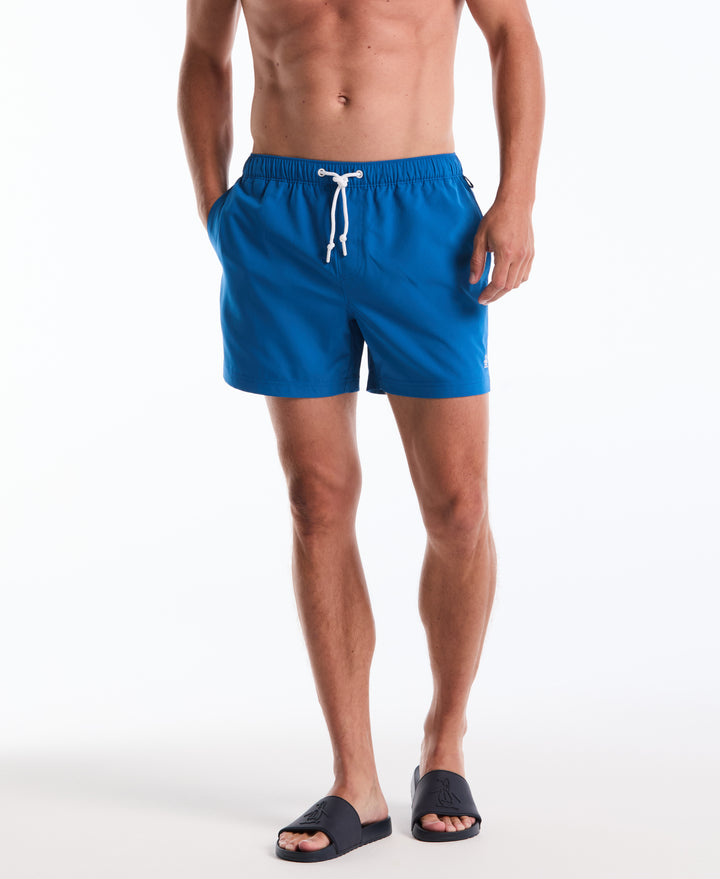 5" Solid Swim Trunks (Classic Blue) 