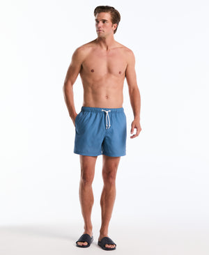 5" Solid Swim Trunks (Copen Blue) 