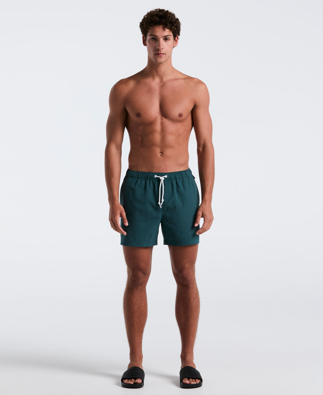 5" Solid Swim Trunks (June Bug) 
