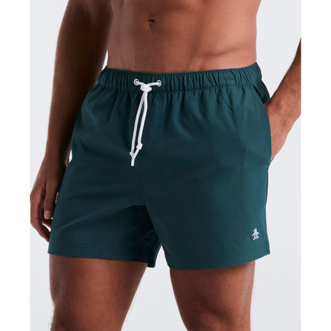 5" Solid Swim Trunks (June Bug) 
