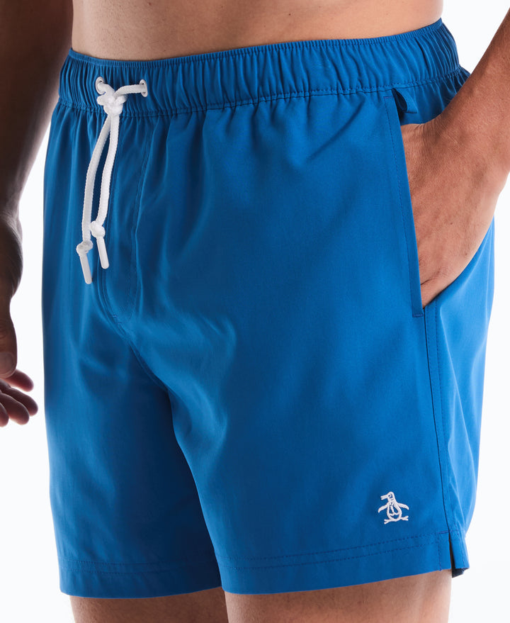 5" Solid Swim Trunks (Classic Blue) 