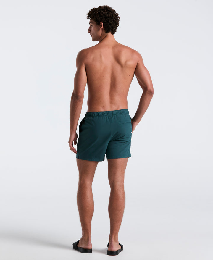 5" Solid Swim Trunks (June Bug) 