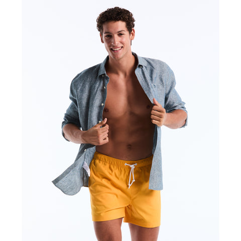 5" Box Solid Swim Short-Swim-Original Penguin