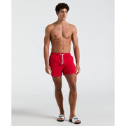 5" Box Solid Swim Short (True Red) 