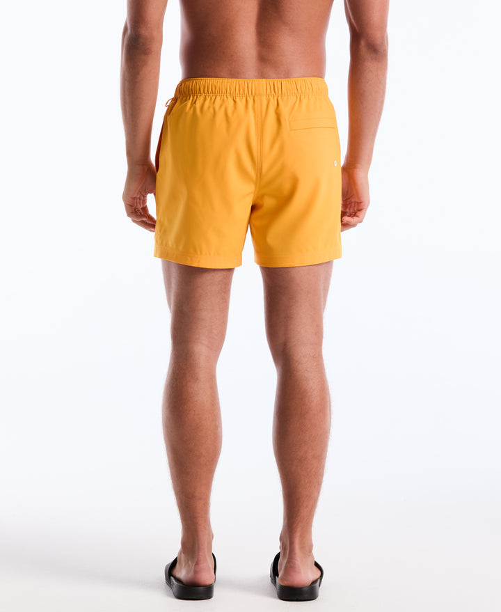 5" Solid Swim Trunks (Cadmium Yellow) 