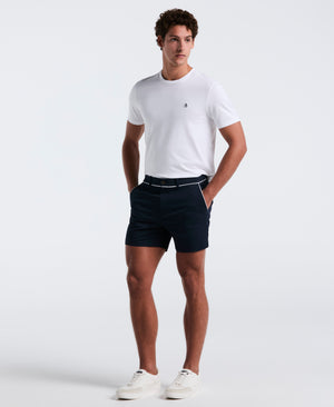 5" Cotton Stretch Earl Short  (Dark Sapphire) 