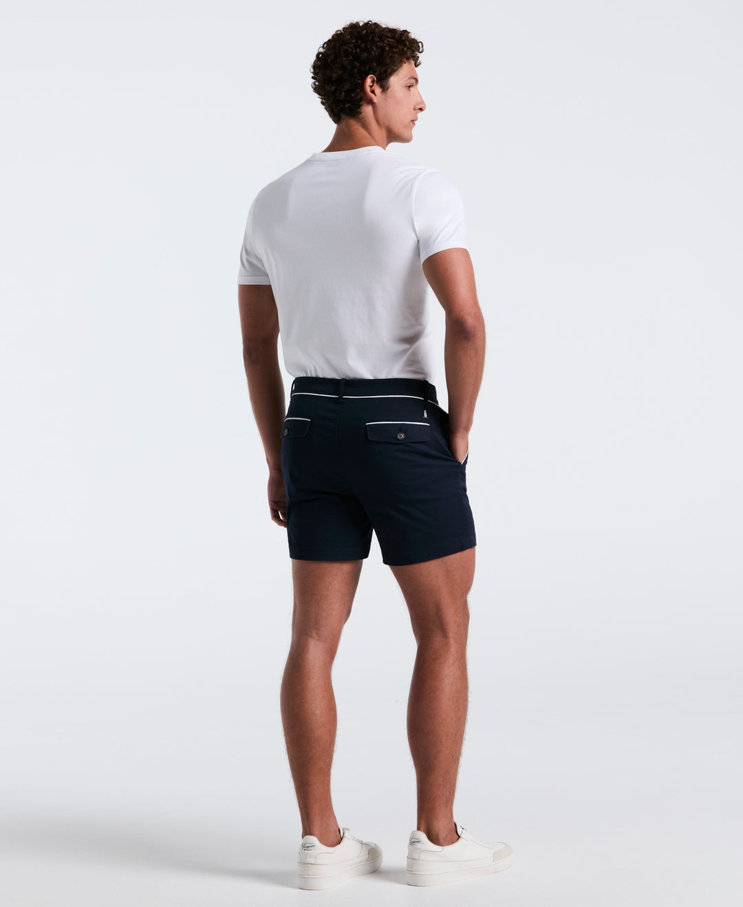 5" Cotton Stretch Earl Short  (Dark Sapphire) 