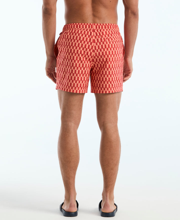5" Geo Waves Swim Short-Swim-Original Penguin