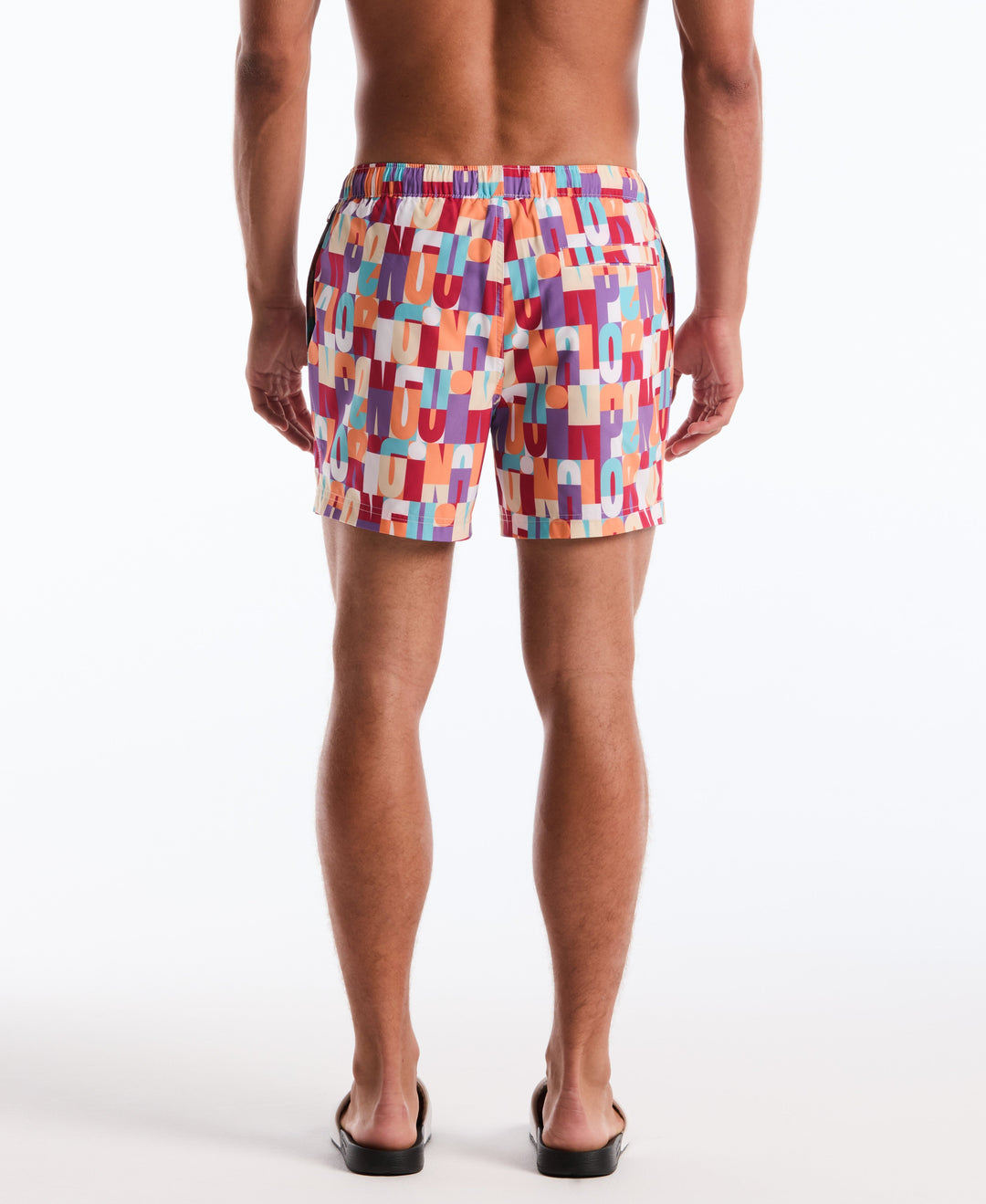 5" Logo Block Swim Trunks (Birch) 