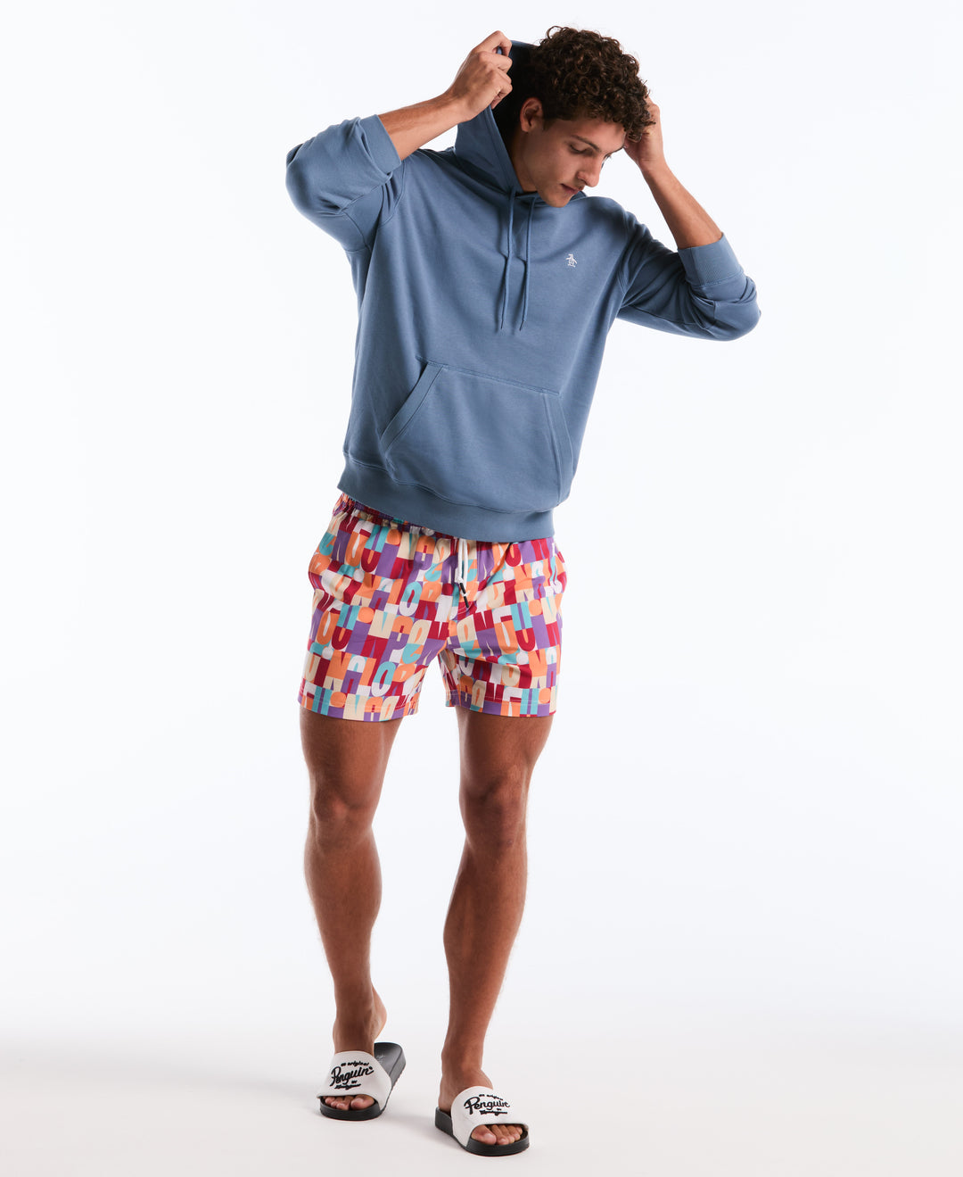 5" Logo Block Swim Trunks (Birch) 